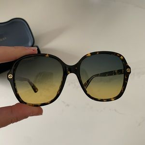 GUCCI sunglasses with case.